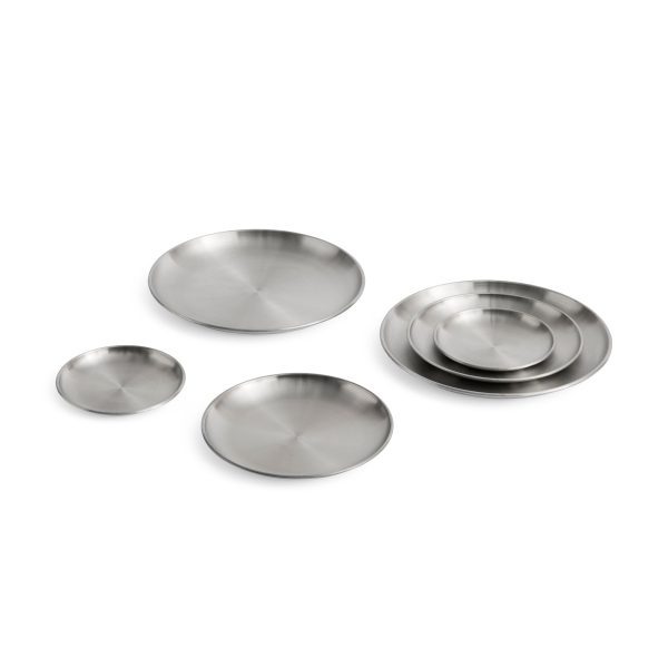 HAY Outdoor Market by Jasper Morrison Shop Steel Plates - Set of 2 - Large