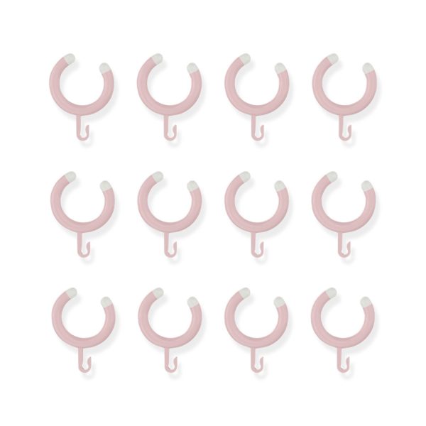 Barbie?x Hewi Pink Shower Curtain Rings - Set of 12