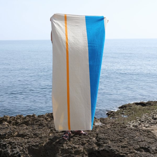 Martens Cotton Towels - Aqua/ Orange/ Purple/ Yellow