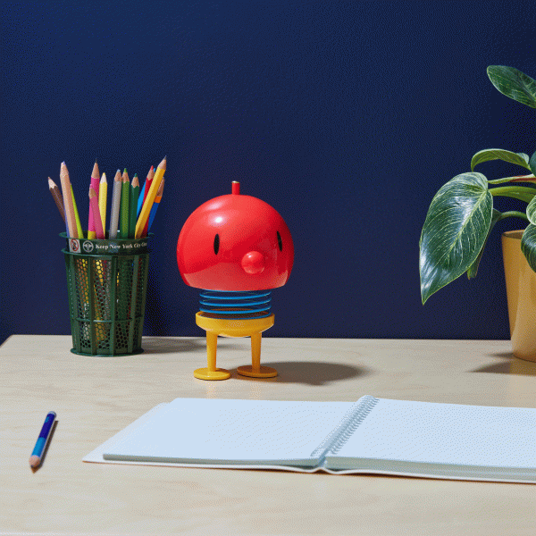 The Hoptimist LED Portable Lamp - Red/ Yellow