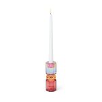 Faceted Crystal Candle Holder - Multi