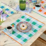 Merienda Plaid Cotton Placemats - Set of 4