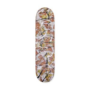 Jackson Pollock Skateboard from The Skateroom - Number 7