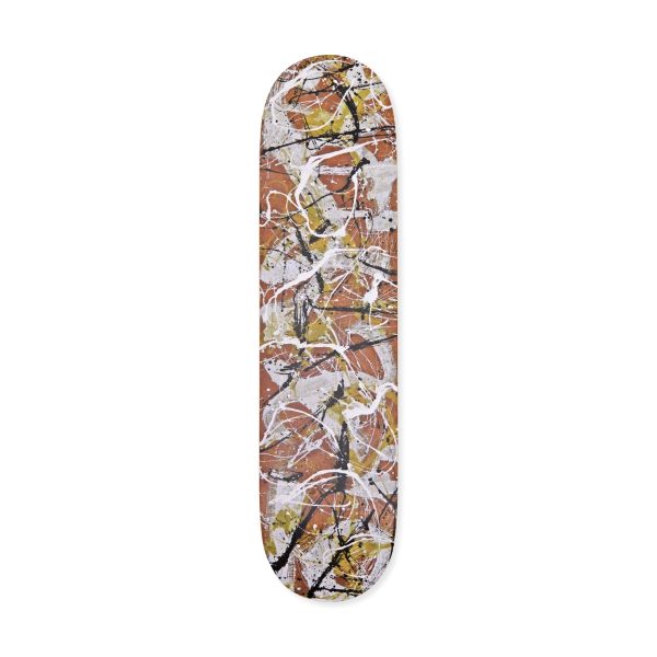 Jackson Pollock Skateboard from The Skateroom - Number 7