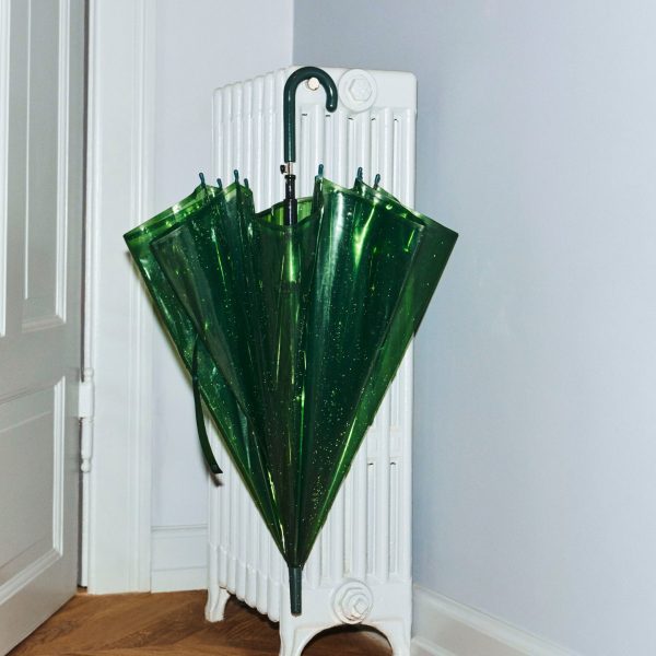 HAY Canopy Stick Recycled Plastic Umbrella - Green