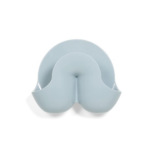 Swell Coat Rack & Wall Organizer - Blue/ Gray