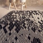 Nanimarquina Losanges Rug Black - 5'7 x 8'0
