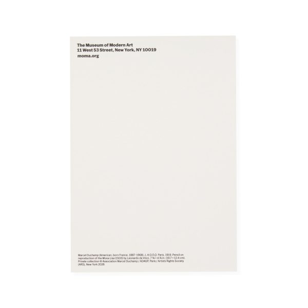 Marcel Duchamp L.H.O.O.Q. Mantlepiece Card