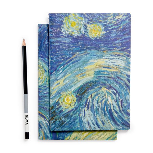 Vincent van Gogh Starry Night Notebooks - Set of 2