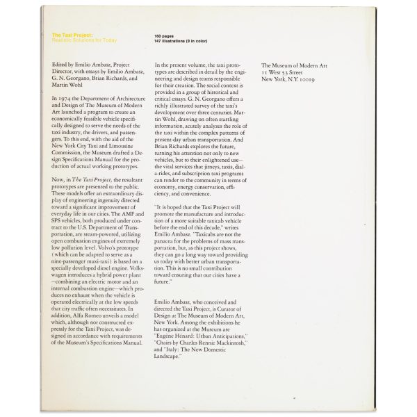 The Taxi Project: Realistic Solutions for Today - Paperback