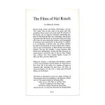 The Films of Hal Roach - Paperback
