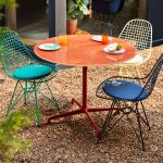 Herman Miller x HAY Eames Wire Chair - Black Blue