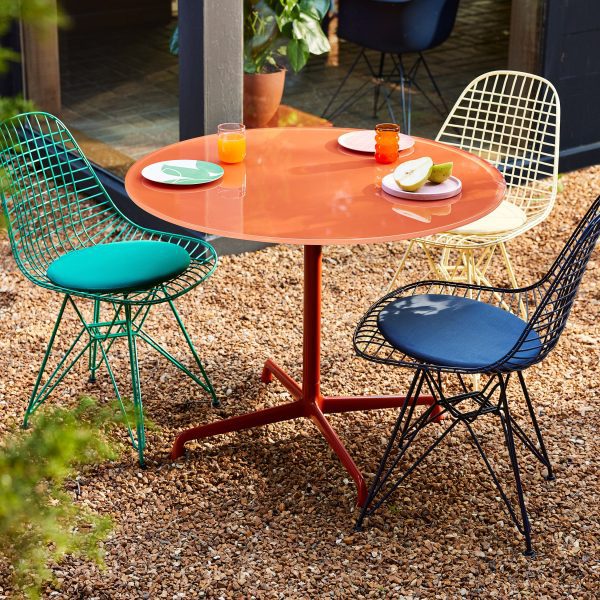 Herman Miller x HAY Eames Wire Chair - Black Blue