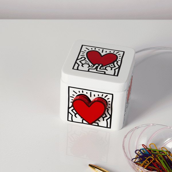 Keith Haring Lovebox Messenger Color & Photo