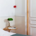 Corner Desk Clock - Red