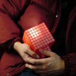 Tesser Portable Lamp - Pink/ Red