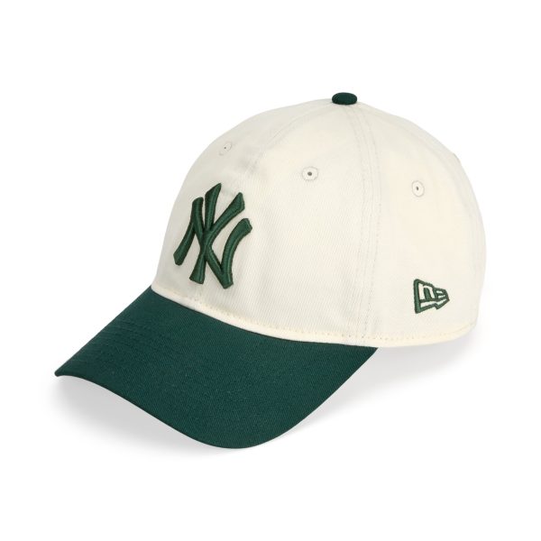 MoMA Yankees Two-Tone Adjustable Baseball Cap - Chrome/ Green