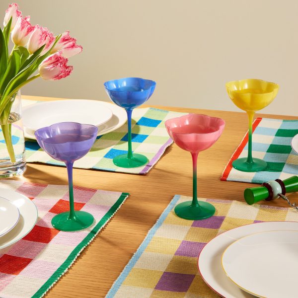 Flower Stemware - Set of 4