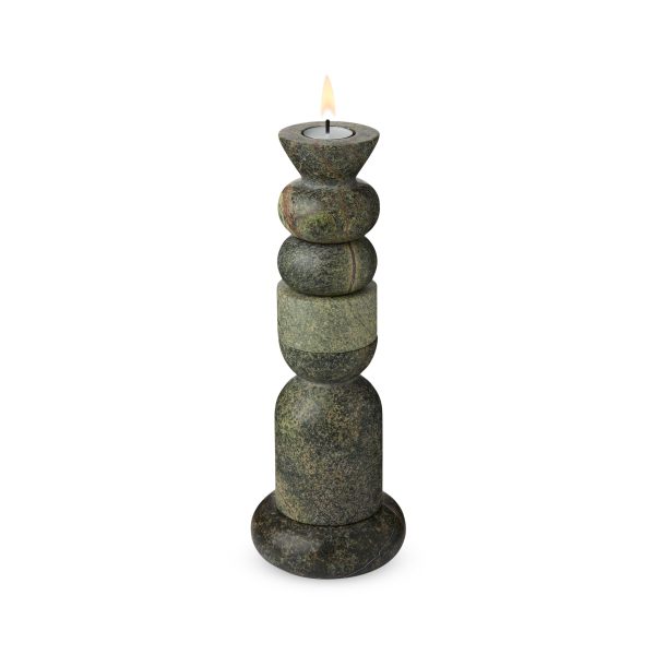 Tom Dixon Stone Stacking Candleholder - Green