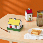 House Ceramic Butter Dish