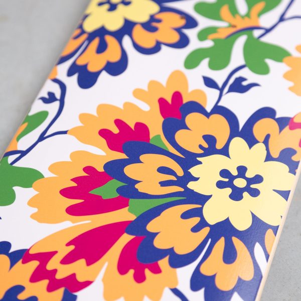 Mickalene Thomas Color Flower Pattern Skateboard