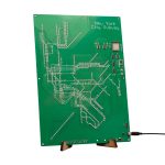 Traintrackr NYC Subway Circuit Board 2.0 - Green