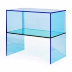 Two-Way Side Table - Blue/ Aqua