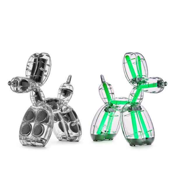 Jeff Koons Balloon Dog LED Lamp from Lexon - Transparent