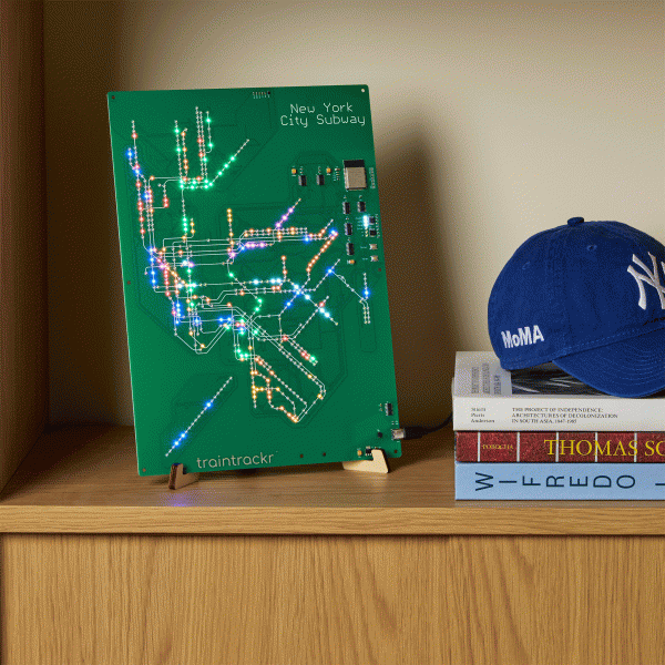 Traintrackr NYC Subway Circuit Board 2.0 - Green