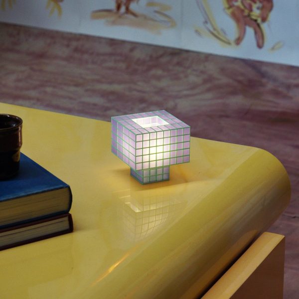 Tesser Portable Lamp - Lavender/ Mint