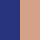 Martens Organic Cotton Towel - Royal Blue/ Peach
