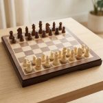 Magnetic Folding Chess & Checkers Set