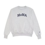 Champion Crewneck Sweatshirt - MoMA Edition - Silver Gray