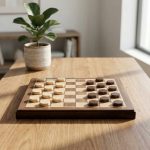 Magnetic Folding Chess & Checkers Set
