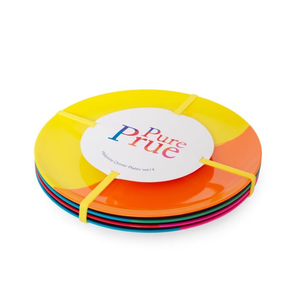 Prue Leith Melamine Dinnerware - Set of 4 - Dinner Plate S/4