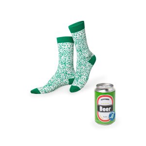 Food-Themed Crew Socks - Beer