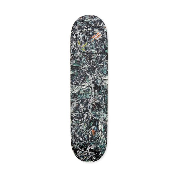Jackson Pollock Skateboard from The Skateroom - Full Fathom Five