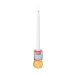 Faceted Crystal Candle Holder - Multi