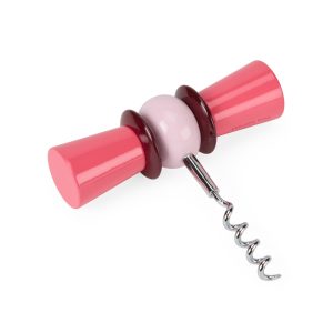Bow Tie Corkscrew - Pink