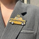 Solar Eclipse MoMA Taxi Brooch