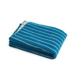 HAY Outdoor Market by Jasper Morrison Shop Reversible Wool Throw - Blue/ Beige