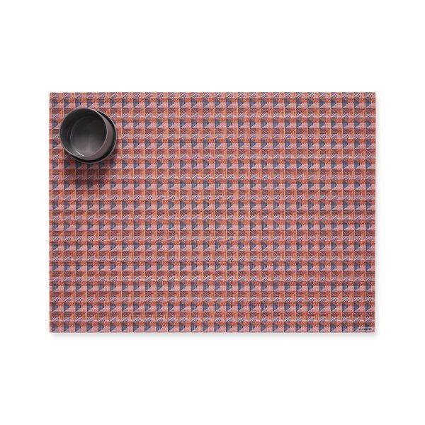 Chilewich Crane Placemat - Raspberry
