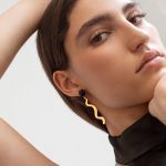 Joan Mir?? Gold-Plated Dot Squiggle Earrings