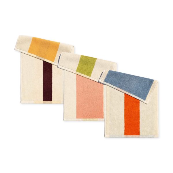 Martens Cotton Towels - Royal Blue/ Peach
