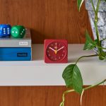 Braun BC02 Travel Alarm Clock - Red
