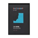 Marcel Duchamp du trait Framed Poster