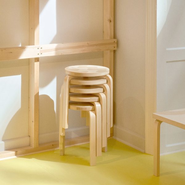 Artek Aalto Marimekko Stacking Stool 60 - Kivet