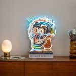 Jean-Michel Basquiat Head Neon Sign
