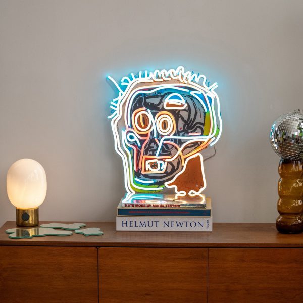 Jean-Michel Basquiat Head Neon Sign
