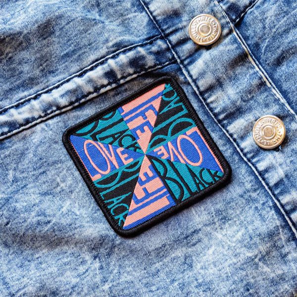 Iron-On Artist Patch - Love Black Life